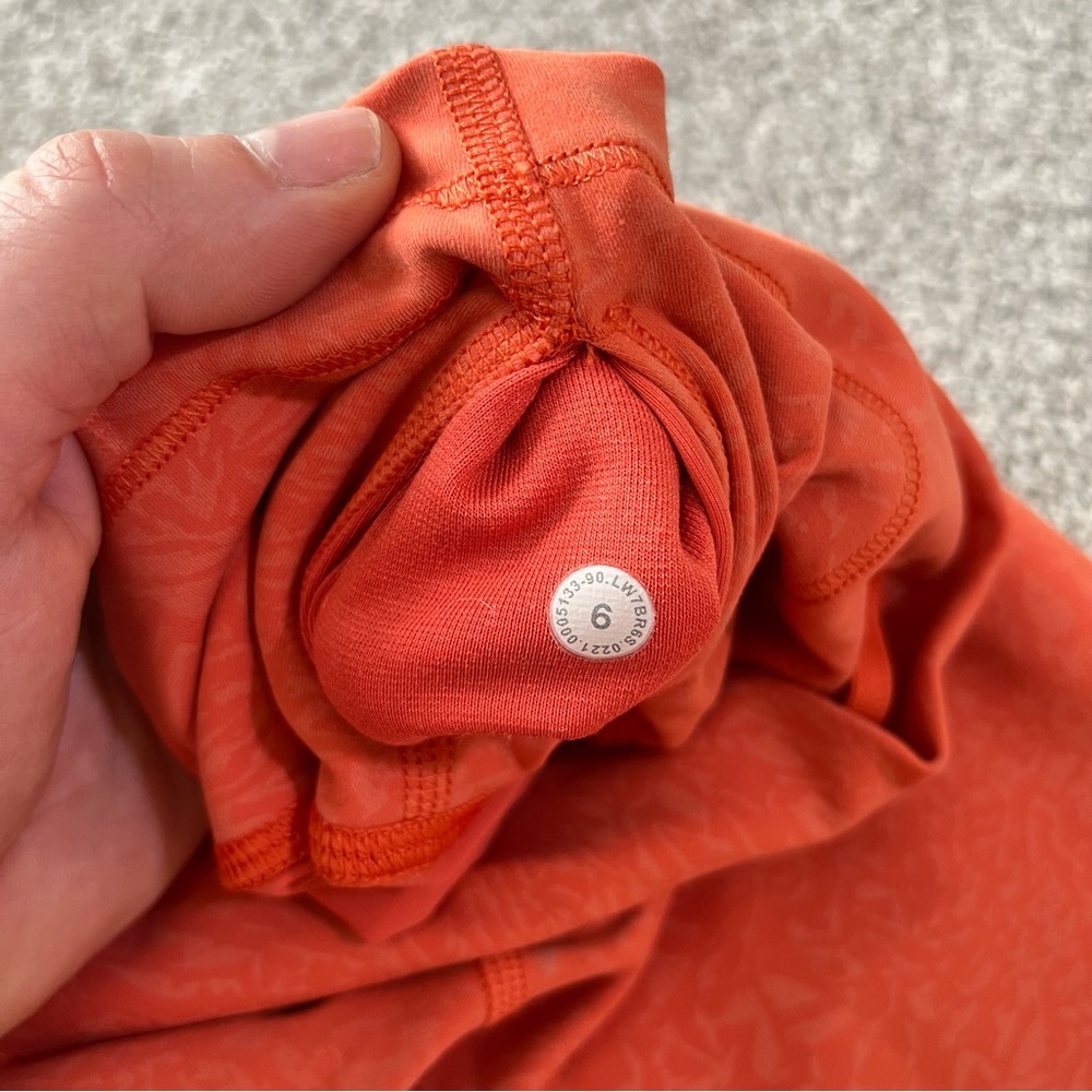 lululemon athletica Orange Bike Shorts - Picture 3 of 3